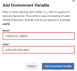 CircleCI environment variables