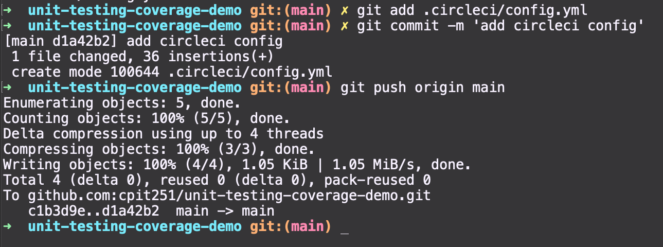 Continuous Integration (CI) CircleCI setting up a new project